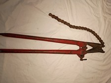 Wheeler Rex Cast Iron Pipe Chain Snap Cutter 26in Chain