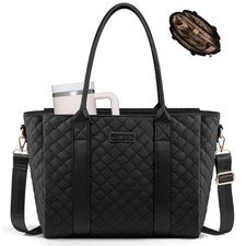 LOVEVOOK Teacher Tote Bag for Women, Work Tote Bag fits 15.6-Inch Laptop