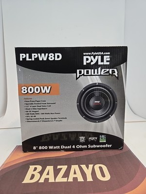 Pyle PLPW8D 8 inch 800W Car Subwoofer - Black