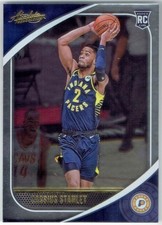 2020-21 Panini Absolute Memorabilia CASSIUS STANLEY #40 Indiana Pacers RC Rookie