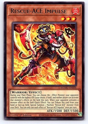 Rescue-ACE Impulse MZMU-EN098 Rare Maze of Muertos Yu-Gi-Oh 1st Edition NM