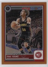 2023-24 Panini NBA Hoops Premium Stock Orange Prizm /299 Trae Young #82 1c5x