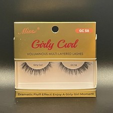 [4 PAIRS] MISS LASHES Girly Curl Voluminous Mult-Layere Eyelash Extension - GC58
