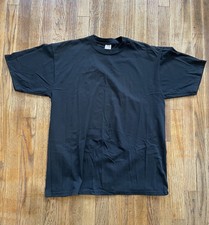 Vintage 90s Jerzees 50/50 Heavyweight Blank T-Shirt Black Made in USA XL Vintage 90s Jerzees 50/50 Heavyweight Blank T-Shirt Black Made in USA XL