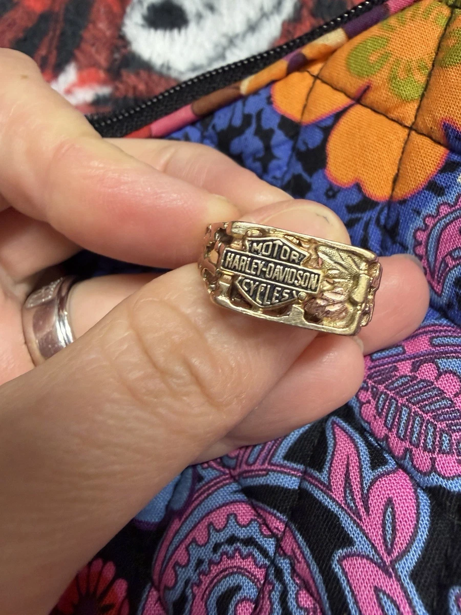 Harley-Davidson Rings without Stone Yellow Gold Fine Rings