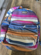 Matilda Jane All The Homework Striped Backpack 17 x 13" Large