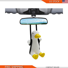 Automotive Universal Duck Car Hanging Ornament Pendant Interior Reacolor White
