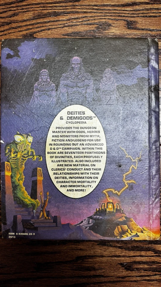 AD&D 1ª Edición: Deidades y Semidioses (1980) con Cthulhu & Melnibonean Mythos Foto 2 de 4