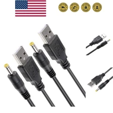 USB 2.0 A Male to DC 4.0x1.7mm 5 Volt 24AWG DC Barrel Jack Power Cable 3FT Ma...