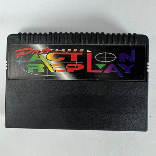 Vintage Sega Saturn Action Replay Pro Cheat Cartridge Pass-Through