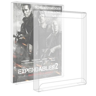 Earthtec 50 Pack Steelbook Protector Sleeves Case Replacement for Transparent 