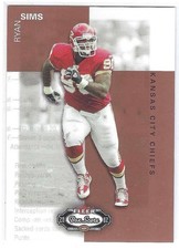 Ryan Sims 2002 Fleer Box Score Rising Stars #175 Kansas City Chiefs Rookie