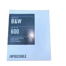 Polaroid 600 Film Black  White Film Cassette Expired 11/13