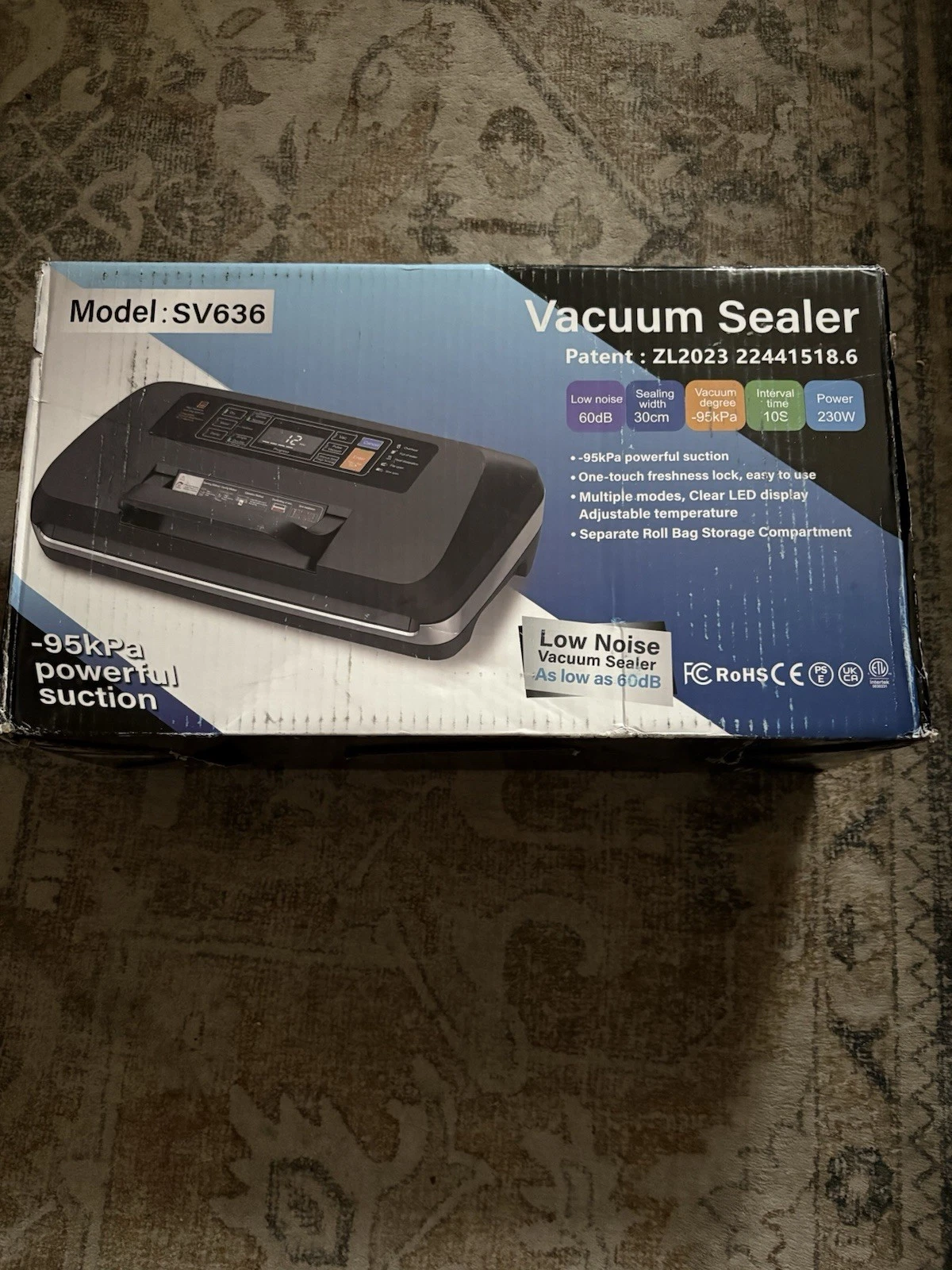 Vacuum Sealer Machine ,Commercial Full Automatic Food Sealer SV636