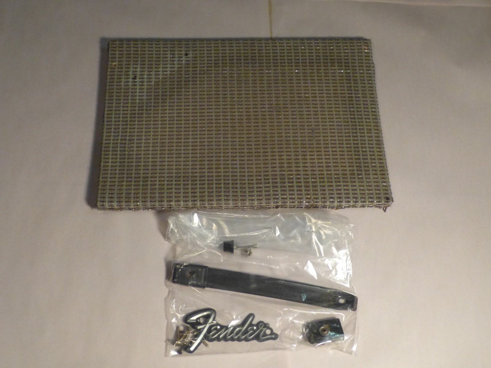 Vintage Fender Vibro Champ Amplifier Parts - Grill Name Plate Fuse Holder ++