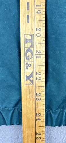 Vintage Polo Loop Kragen Jacke Flanell gefüttert Herren XL grün rot Pferd sehr guter Zustand - Bild 12 von 12