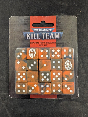 Warhammer 40K Kill Team Imperial Navy Breachers Würfel Set Brandneu Versiegelt