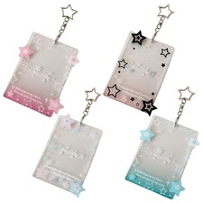 Versatile Star Card Holder Keychain Bag Hangings Suitable For All Ages Of Fans