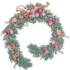 9FT Wedding Arch Flower Garland, Handmade Wedding Table Decorations,Head Tabl...