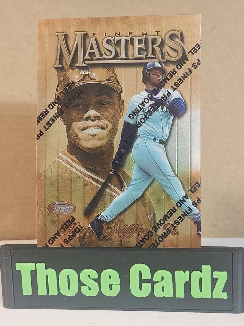 1997 Topps Finest #238 Ken Griffey Jr. Peel Off intact