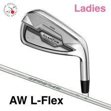Callaway QUANTUM MAX FAST Ladies Iron Wedge AW L-Flex SPDSTAR 40 Graphite Shaft