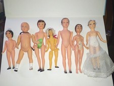 7 x Alte  Puppe für Bastler Puppenstube-Puppenhaus-Kaufladen Frankreich 