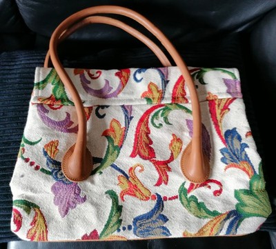 Sander (Bags & Moore) Schöne Tasche mit Gobelin Muster Neu