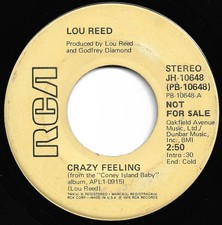 Lou Reed - Crazy Feeling (7", Mono, Promo) (Very Good Plus (VG+)) - 3576800058