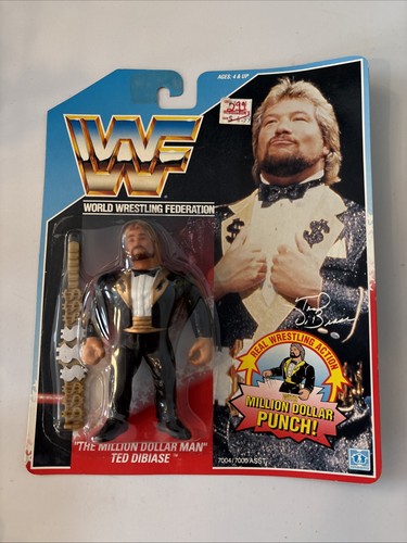 VINTAGE 1990 TITAN WWF MILLION DOLLAR MAN TED DIBI...
