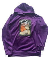 KORN Style Hoodie Purple S – Grunge Pullover 🎁 Gift idea for music fans