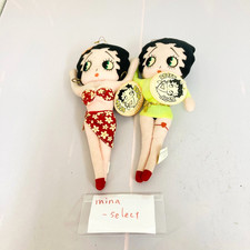 Betty Boop Plush Stuffed Toy Set of 2 Flower Bikini Yellow Girl Vintage Doll JP
