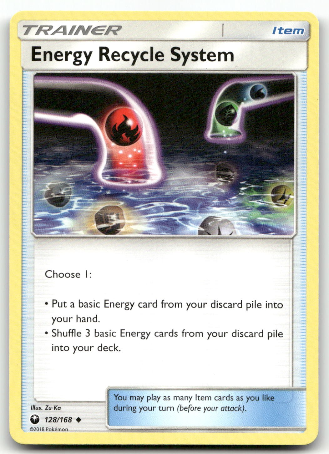 Energy Recycle System #128/168 (LP) SM - Celestial Storm CES Pokemon