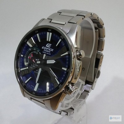 CASIO EDIFICE ECB-S100D Men's Tough Solar Watch Stainless/Titanium