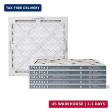MERV 5 AC Furnace Air Filter, 12x12x1 inches, 6-Pack Actual size: 11.75" x 11.7
