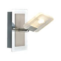 Weiß Chrom Nickel Moderne Spot Strahler Reflektor 380Lm 1X5W/Led 14X16 [Cm]