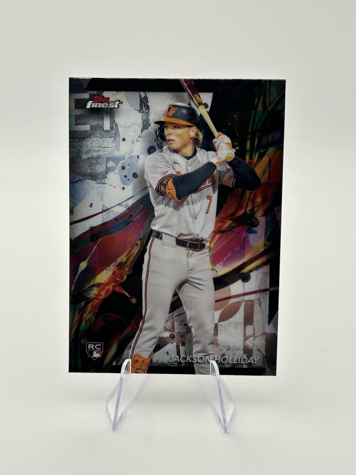 Jackson Holliday 2024 Topps Finest Rookie Card RC #76 COMMON Baltimore Orioles