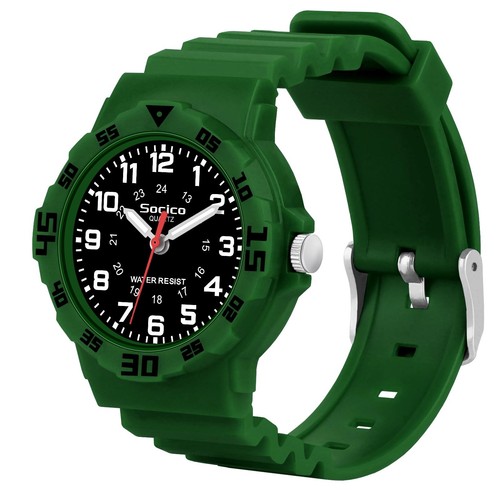 Children Analog Watch for Boys Girls Waterproof Time Teaching Watch with Soft... - Picture 7 of 9