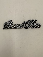 Vintage Pontiac Grand Prix Emblem
