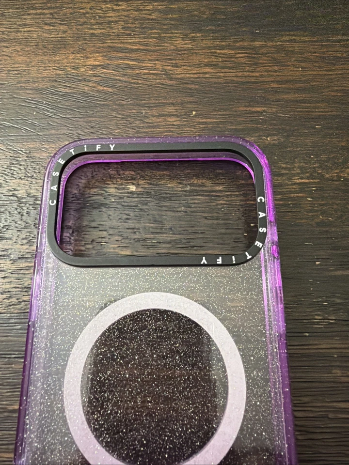 Funda Impacto CASETiFY con Magsafe Para Apple iPhone 17 PRO MAX Púrpura Brillo USADA Foto 2 de 4