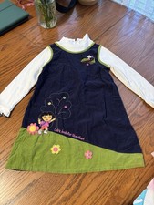 VTG Dora The Explorer Swiper Corduroy Girls Dress 6
