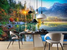 3D Sonnenschein Baums Q651 Tapete Wandgemälde Fototapete Selbstklebend Kay