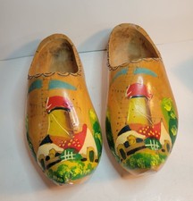 Vintage Dutch Wooden Clogs or "Klopen"