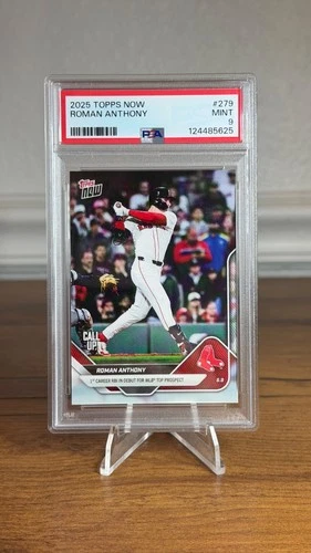 2025 Topps Now Roman Anthony #279 Rookie Call Up PSA 9 MINT