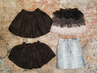 4 pc skirt lot Sz 4 5 6X 7 Childrens place Kidi Chic adjustable waist dressy b3 — photo 1