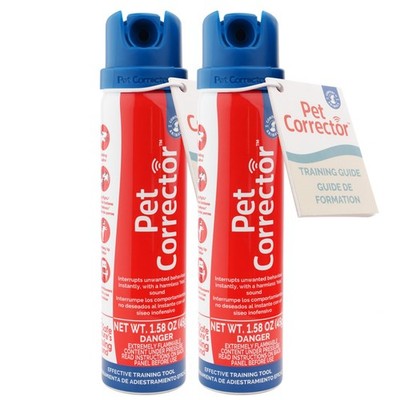 PET CORRECTOR Dog Trainer, 50ml. 2 Pack- Stops Barking, Jumping 50 ml, Red