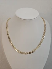 18k Gold Filled 5.5mm Miami Cuban Necklace
