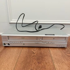 Funai SV2000 WV805 DVD/VCR Recorder Player Combo Tested Works No Remote