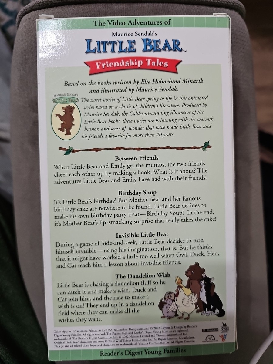 Little Bear - Family Tales (VHS, 1997) for sale online | eBay