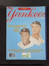 1984 Yankees Old Timers Day magazine   ( G to VG )