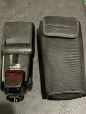 Canon Speedlite 580EX Shoes Mount Flash Tested Works Awesome With Case